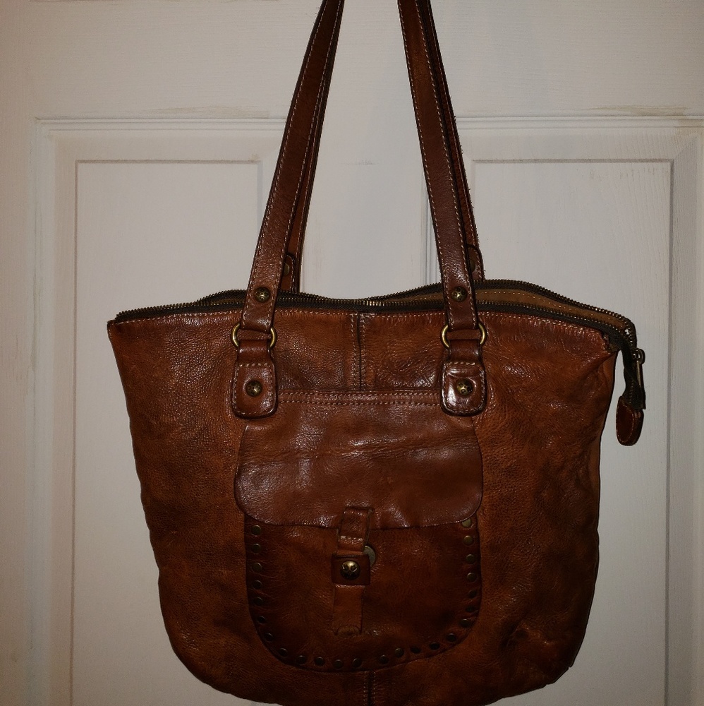 Patricia Nash Leather Tote/Shoulder bag